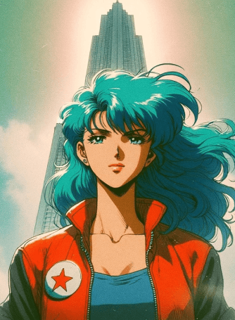 90s Anime Portrait Product Page Additional Image 1